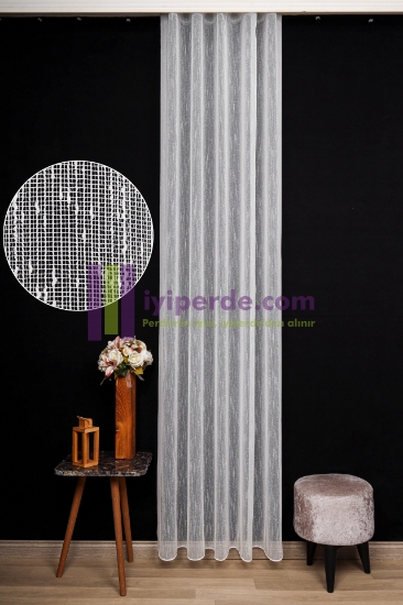 Şantuk Keten Tül Perde resmi